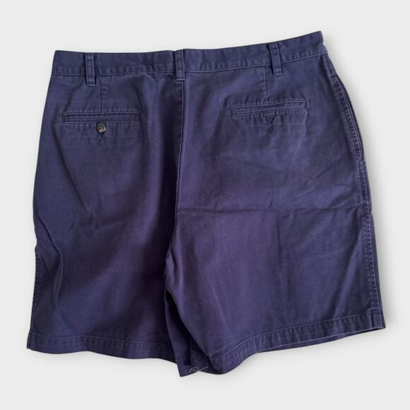 Field Gear Vintage Navy Blue Pleated Mens Shorts Size 38 - Picture 3 of 7